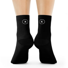 Load image into Gallery viewer, The Stamp of Xcellence Black Socks