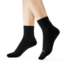 Load image into Gallery viewer, The Stamp of Xcellence Black Socks