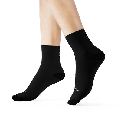 The Stamp of Xcellence Black Socks